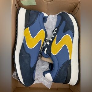 Skechers Blue and Yellow Athletic Shoes